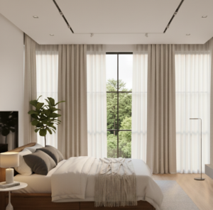 Ideas para instalar cortinas al techo y hacer que tu habitación luzca más alta